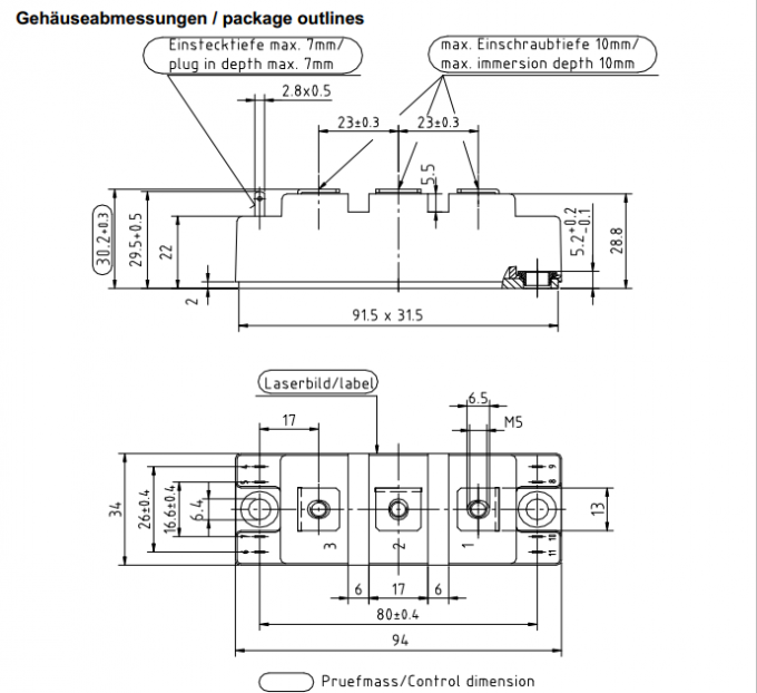 Dual Igbt Modules Infineon Technologies Use Standard Housing High