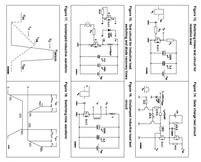 Through Hole Electronic Integrated Circuits STW45NM60 MOSFET NCh 650 ...