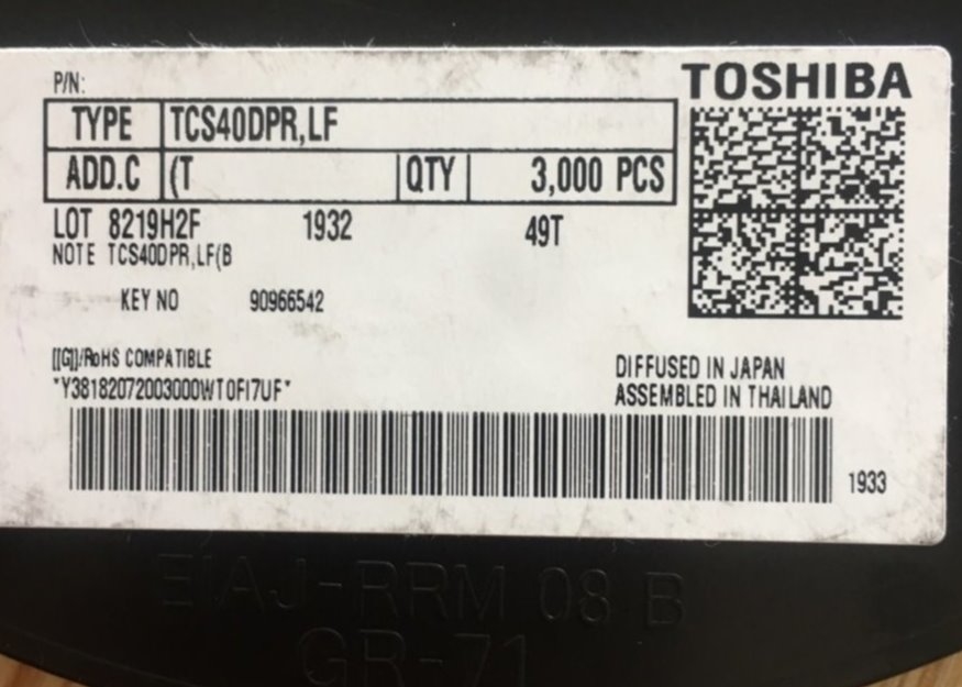 Hall Effect Magnetic Sensor Push Pull Dual Detection Toshiba TCS40DPR LF Board Machine Interface