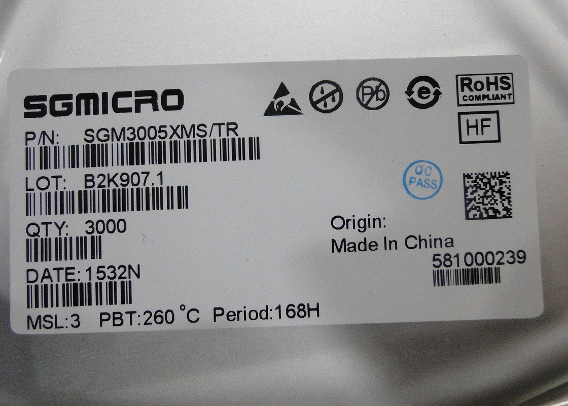 SGM3005XMS TR SGMICRO 30MHz Low Voltage Dual SPDT Analog Switch