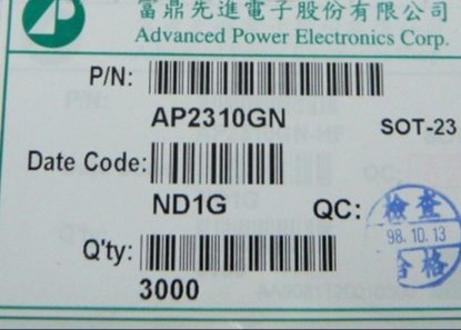 Surface Mount Bipolar AP2310GN For Charging Heads