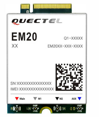 Compact Quectel Module IoT EM20 LTE-A Cat20 M.2 High Speed Connectivity